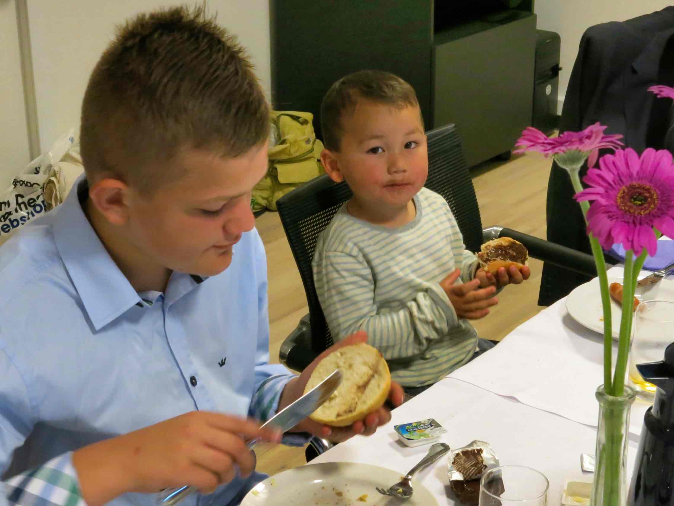 Bagefter var der inviteret til brunch